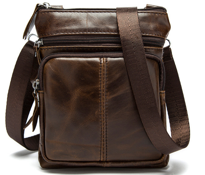 Сумка мужская Vintage кожаная 14608 Коричневый Киев - изображение 1