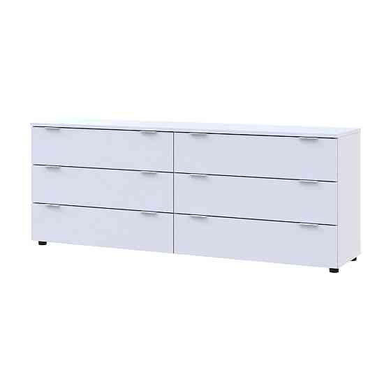 Комод Doros Рон 9 Белый 6 Ящиков 160х38х62 DRS-011777 (41516175) Днепр