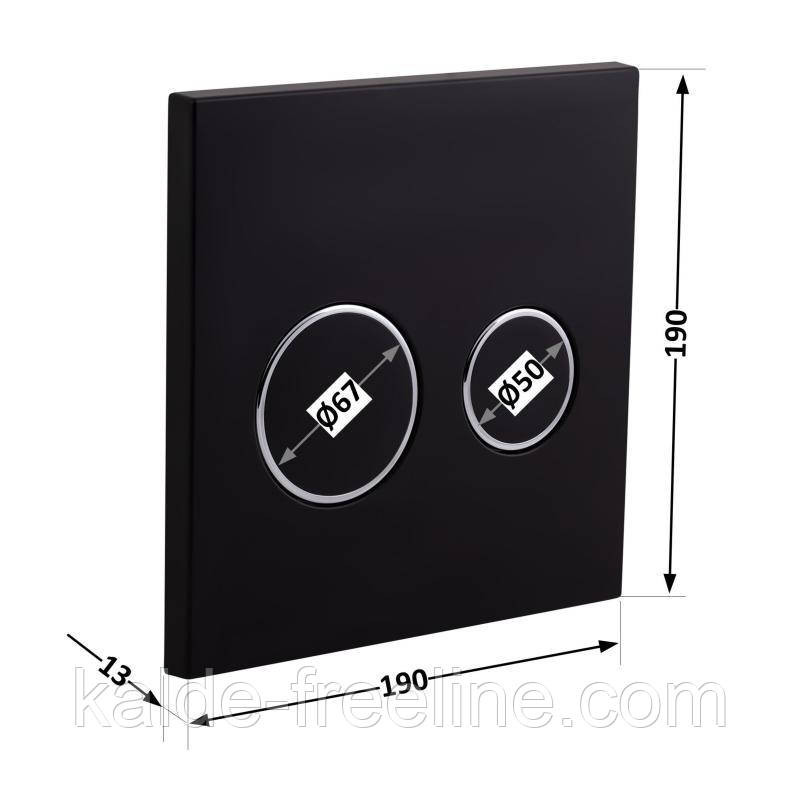 Панель змиву для унітаза Qtap Nest Uni QT0211P01V1178MB Харків - фото 2