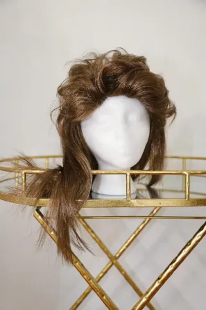 Коричнева перука mullet для чоловіків і жінок у ретро стилі 70-х 80-х, синтетичне волосся, 23” для Г Київ