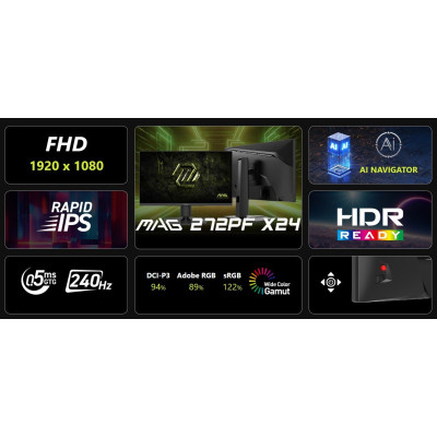Монитор MSI MAG 272PF-X24 Винница - изображение 8