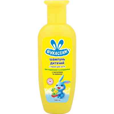 Дитячий шампунь Вухастик З чистотілом та калиною 200 мл (4820268100825) Вінниця