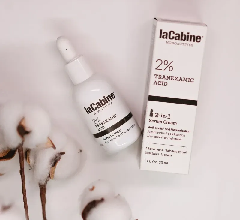 Зволожувальна крем-сироватка проти пігментних плям MONOACTIVE 2% TRANEXAMIC ACID SERUM-CREAM LaCabine, 30 мл Дніпро - фото 2