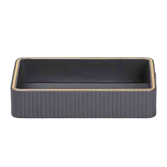 Серветниця на стіл з еко-шкіри 25 х 15.5 х 5 см Сірий HP9900G Коломия