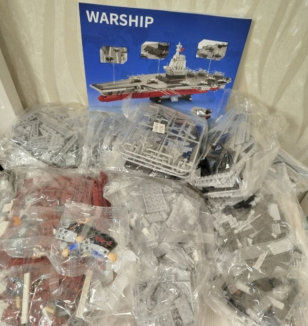 Конструктор корабль, авианосец(3400 деталей) Харьков - изображение 1