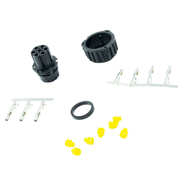 Роз'єм заднього ліхтаря вантажівки круглий 7к мама Мукачево - фото 2