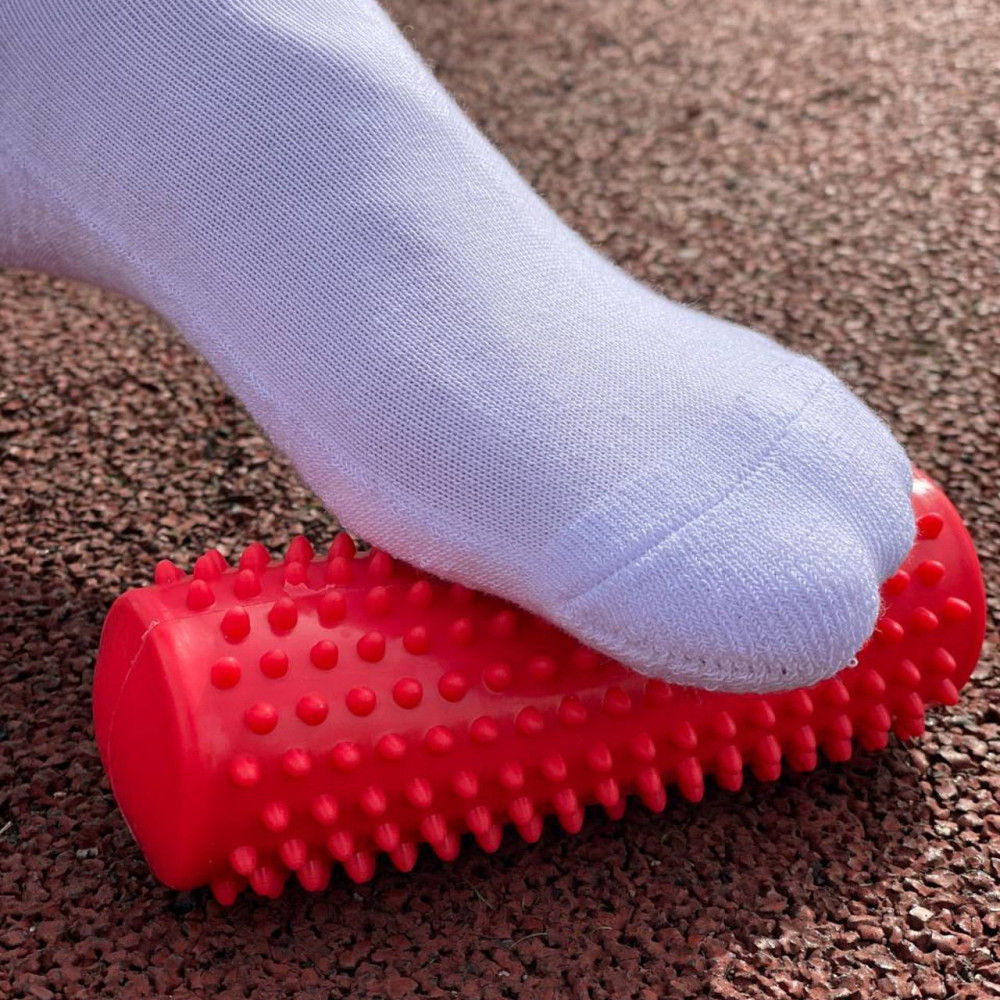 М'яч масажний "Циліндр" 14х5см червоний Івано-Франківськ - фото 3