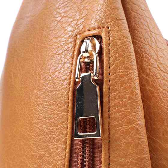 Яркая женская сумка через плечо с отверстием для наушников из экокожи Vintage 22788 Желтый Киев