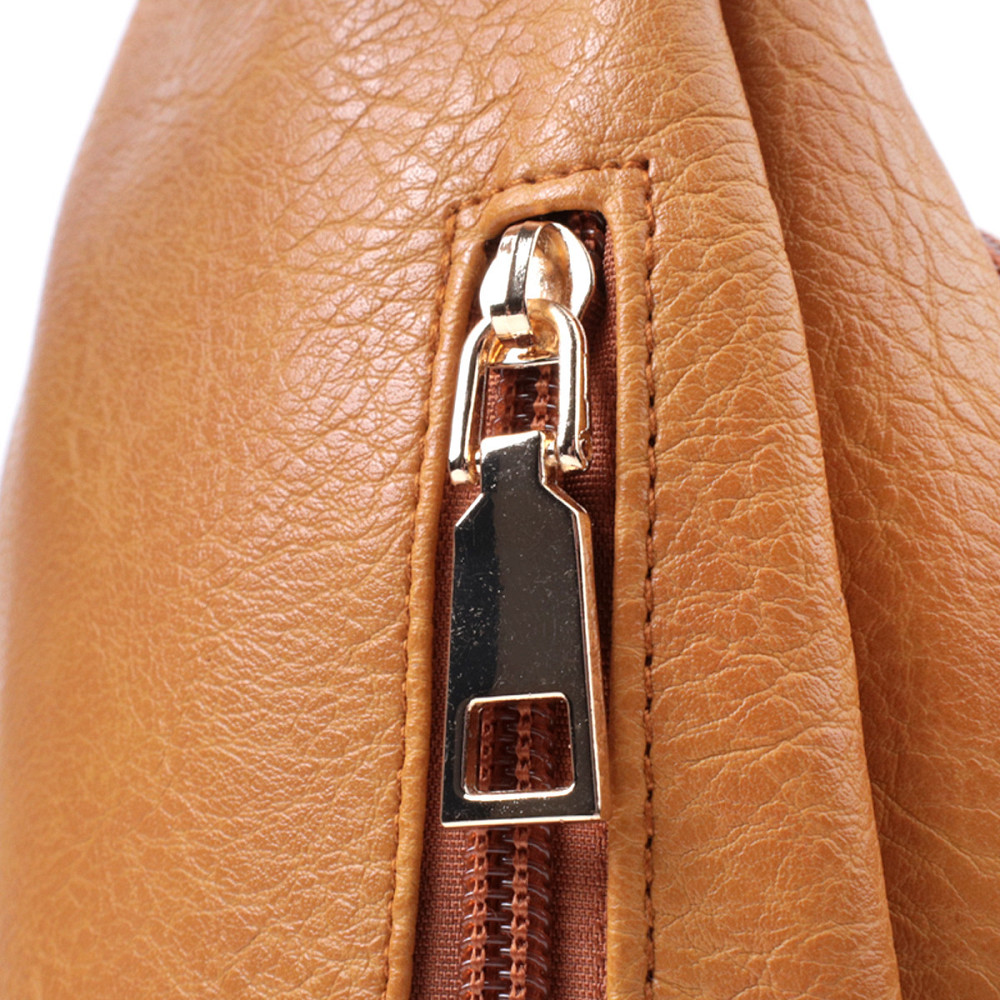 Яркая женская сумка через плечо с отверстием для наушников из экокожи Vintage 22788 Желтый Киев - изображение 5