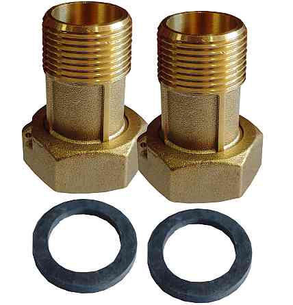 Комплект штуцеров 1″Вх3/4″Н латунный LR543L OPTIMUM (000023892) Киев