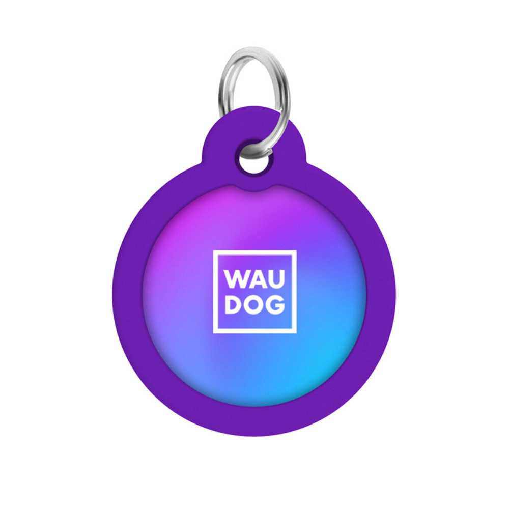 Адресник для собак и кошек металлический WAUDOG Smart ID с QR паспортом, рисунок 