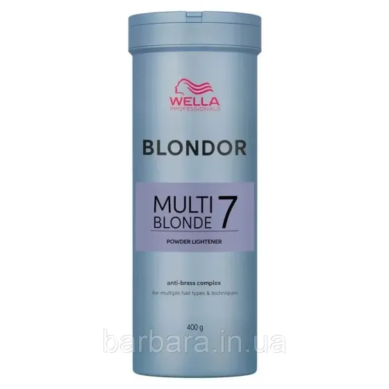 Осветляющий порошок Wella Blondor Multi Blonde Powder 7 рівнів Мультиблонд 400 г Киев