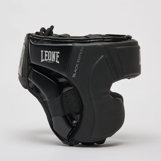 Боксерський шолом Leone CS435 BLACK Edition L (капа в комплекті) Кам'янське - фото 4