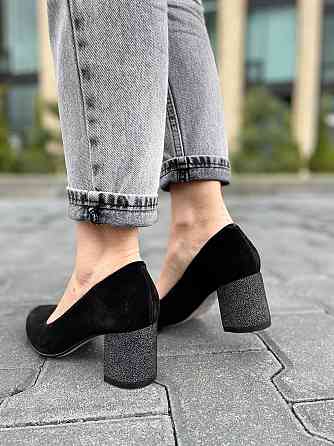 Nivelle Туфлі жіночі NIVELLE чорні замша натуральна каблук 6 см (1529/6030-6045) Коломия