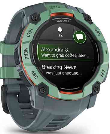 Смарт-годинники Garmin Instinct 3 50 mm AMOLED Neotropic with Twilight Band (010-03020-01) Киев