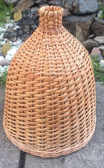 Плетена люстра із лози | люстри плетена під розмір | люстра гарна під розмір Київ - фото 1