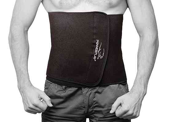 Пояс для схуднення PowerPlay 4301 (100*30 см) Чорний Луцьк