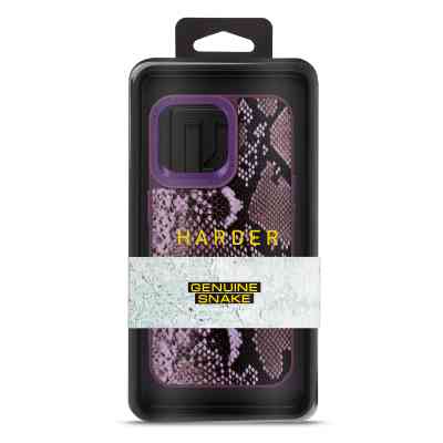 Чохол до мобільного телефона Harder Genuine Snake Apple iPhone 14 Pro Max Dark Purple (ARM76791) Вінниця