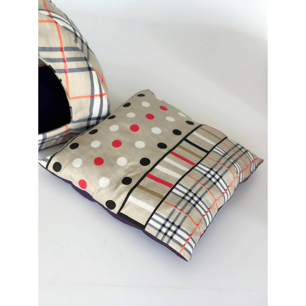 М'який будиночок для домашніх тварин собак та котів 1352 M (50*50см), Клітинка Киев - изображение 4