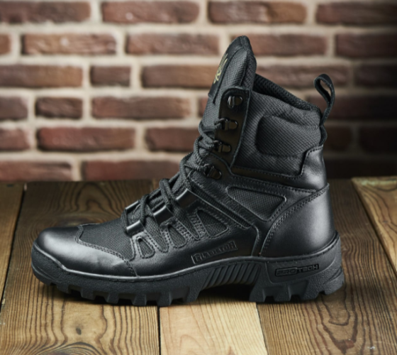 Чоловічі шкіряні черевики демісезонні (чорні) PATRIOT BRC-4 Харків