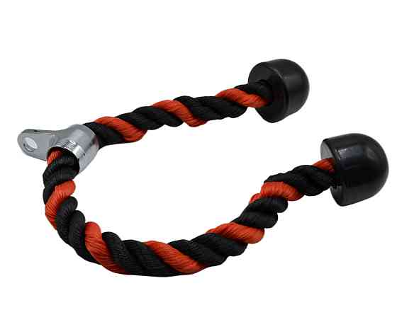 Канат для трицепса з подвійним хватом Power System PS-4041 Triceps Rope Black/Red Кам'янське