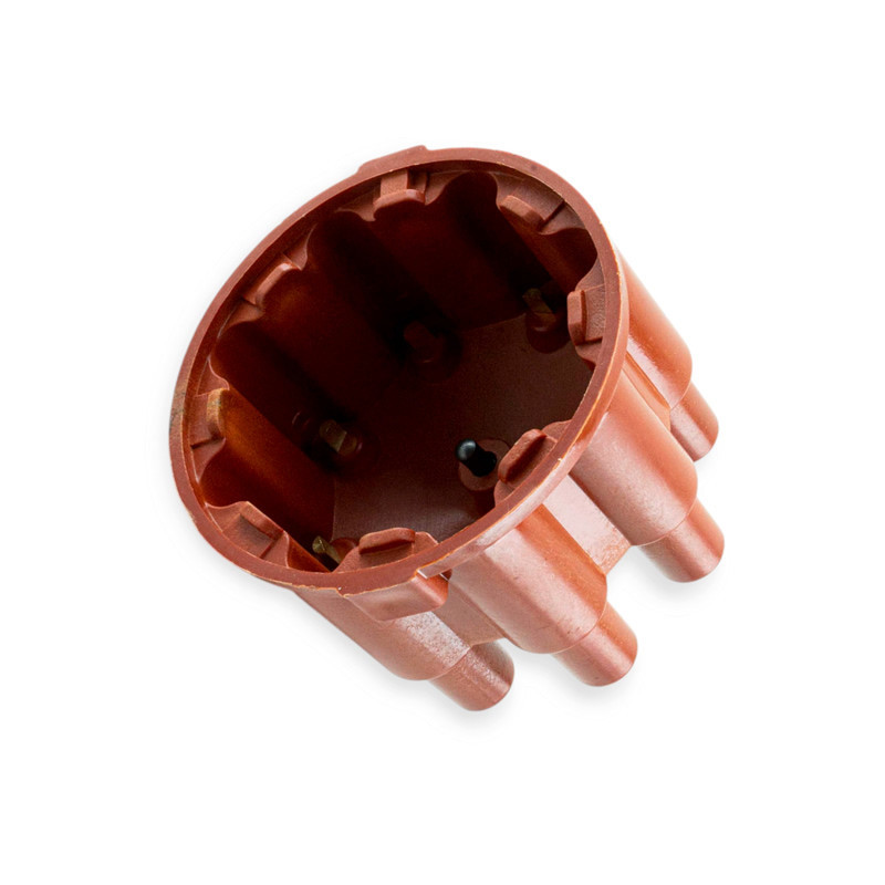 Крышка ГАЗ 53, ЗИЛ 130 (крышка распределителя зажигания черная) медный контакт трамблера Мукачево - изображение 1