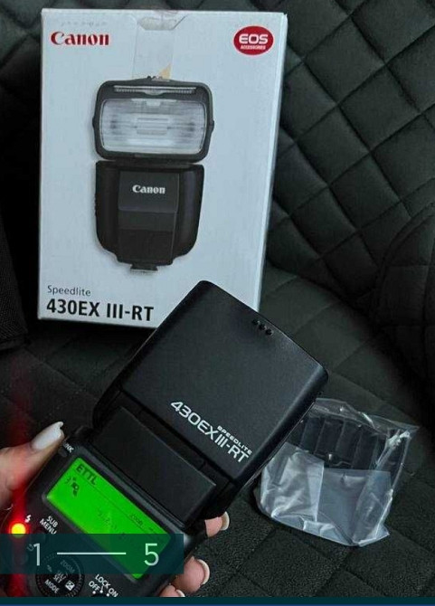 Вспышка: Canon Speedlite 430EX III RT. Киев - изображение 1