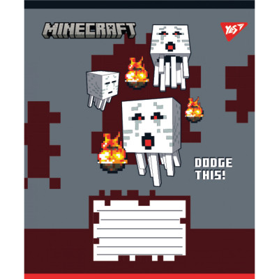 Тетрадь Yes Minecraft Walls А5 24 листа линия (767569) Винница - изображение 5