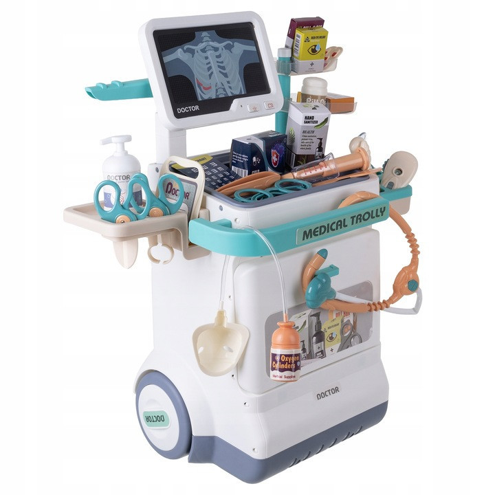 Дитячий набір лікаря візок з аксесуарами 26 елементів Iso Trade (26544) Нововолинськ - фото 3