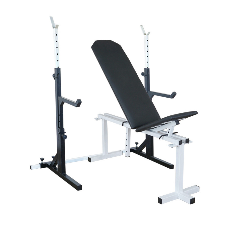 Скамья регулируемая для жима 30 на 30 мм + Стойки со страховкой 40 на 40 мм Киев - изображение 1