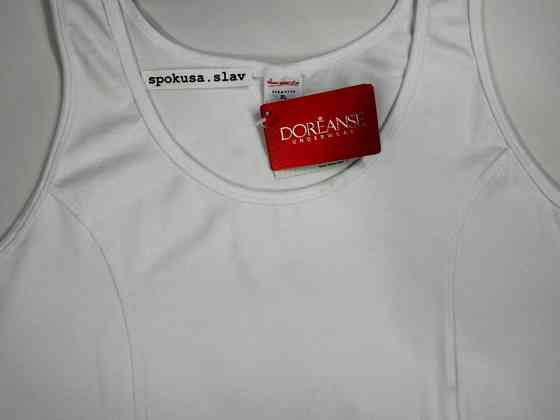 Чоловіча біла майка doreanse tanktop 2255  доренс Славута