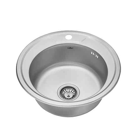 Кухонная мойка с нержавеющей стали Kroner KRP Dekor - 490 (0.8 мм) Киев