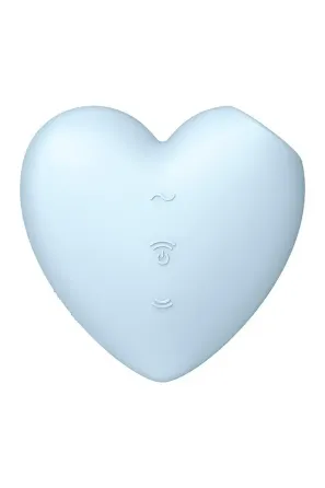 Вакуумний стимулятор-серце з вібрацією Satisfyer Cutie Heart Blue Львів