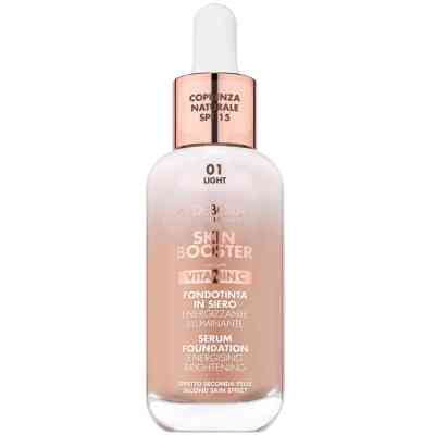 Тональная основа Deborah Skin Booster Serum Foundation Vitamin C SPF15 01 - Light 30 мл (8009518414271) Винница