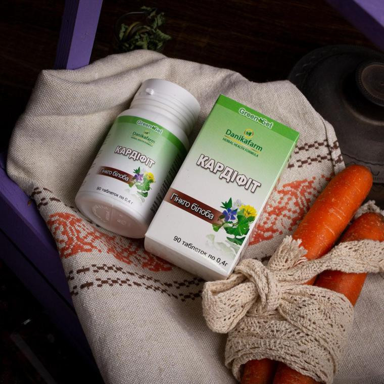 Натуральна домішка Кардіфіт Гінкго білоба Київ - фото 1