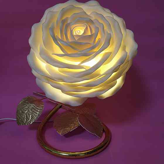 Світильник-нічник "Троянда на золоті" Дніпро