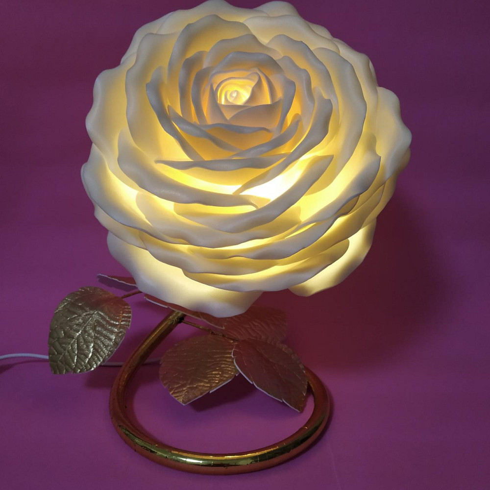 Світильник-нічник "Троянда на золоті" Дніпро - фото 1