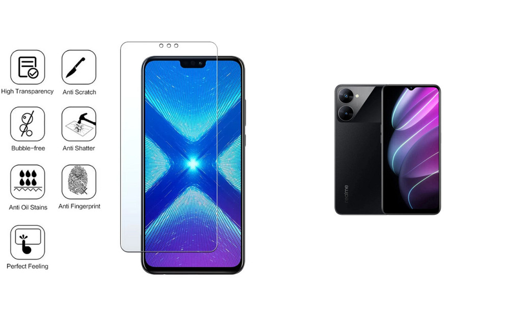 Защитное стекло NeoGlass для realme V30, realme V30t 5G – ультрапрозрачное и устойчивое Киев - изображение 4