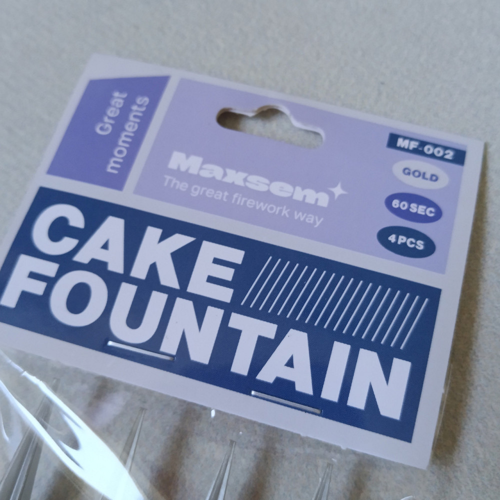 Холодный фонтан свечи для торта 4шт 17см Киев - изображение 3