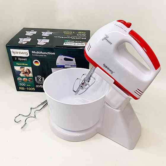 Міксер побутовий кухонний, Міксер-віночок для збивання яєць, Міксер кухонний стаціонарний XE-32 Львів