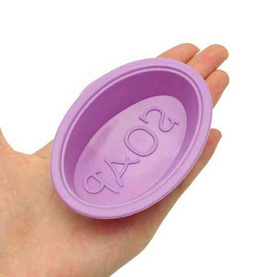 Силиконовая формочка для мыла 91 на 62 мм фиолетовый Киев