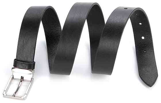 Шикарный мужской кожаный ремень под брюки GRANDE PELLE 00862 Киев