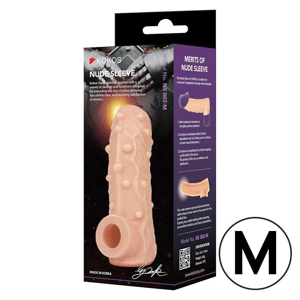 Насадка на член Kokos Nude Sleeve NS 002 M Sex Aura Киев - изображение 3
