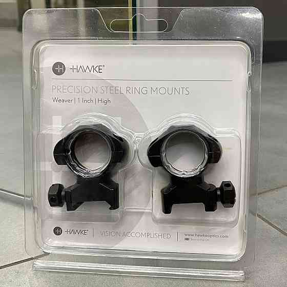 Кільця Hawke Precision Steel, 25.4 мм, High, на Weaver / Picatinny (23002) Solmir Київ