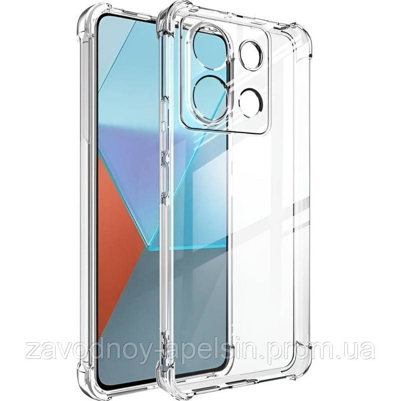 Xiaomi Redmi Note 13 Pro 5G Чохол прозорий захист камери + кути Одеса - фото 1