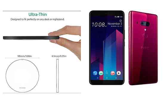 Беспроводное зарядное устройство Copper до 30W для Honor 500 Pro, USB-C, LED Киев