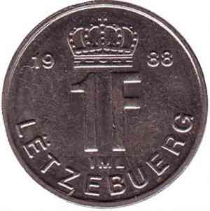 Монета 1глад. 1988,90,91 рік, Люксембург. (АЗ) Полтава