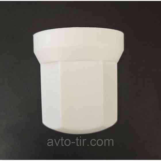 Ковпачок пластиковий на гайку колеса 32 мм білий високий Ковпачок пластиковий на гайку 32 мм Луцк