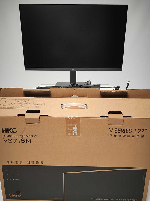 Монитор HKC V2718m 27-дюймовый, новый в наличии!!! Киев - изображение 8