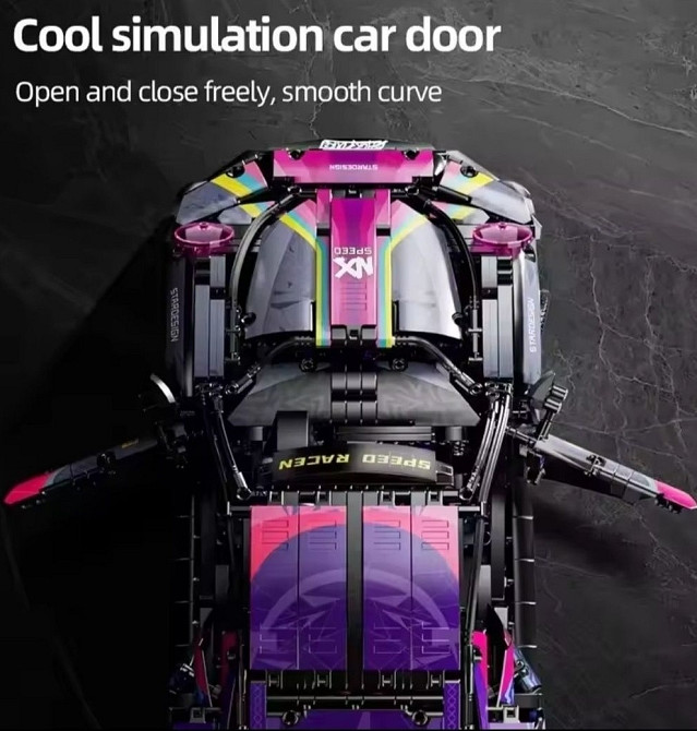 Конструктор Technic Porsche Cyberpunk Лего Техник Порш Киберпанк 1611. Киев - изображение 6